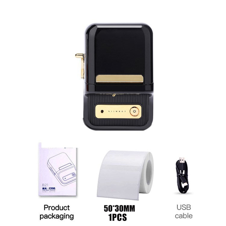 NIIMBOT B21 Wireless Label Printer Mini Pocket Bluetooth Thermal Printer for School Office Shop