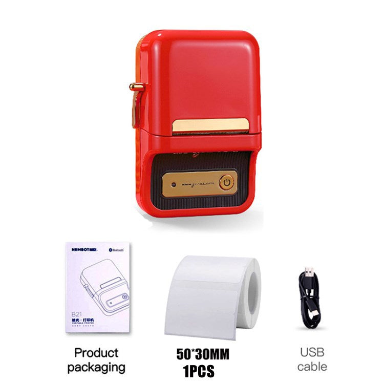 NIIMBOT B21 Wireless Label Printer Mini Pocket Bluetooth Thermal Printer for School Office Shop