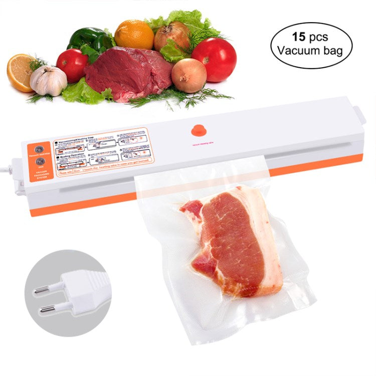 Food Sealer Machine Food Storage Vacuum Packing Machine Vacuum Seal Bag Maker with 10 Sealer Bags