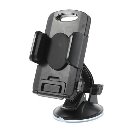 Black Universal 360 Rotation Car Holder Stand for 4.3-7.8 inch Smartphones Tablet, width: 58-125mm