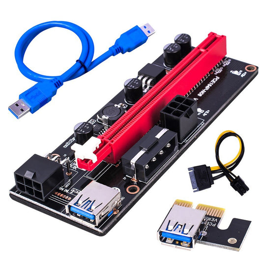 009S 60cm USB 3.0 PCI-E Graphics Graphics Card Extension Cord Adapter Cable PCI-E Riser Powered Adapter Card