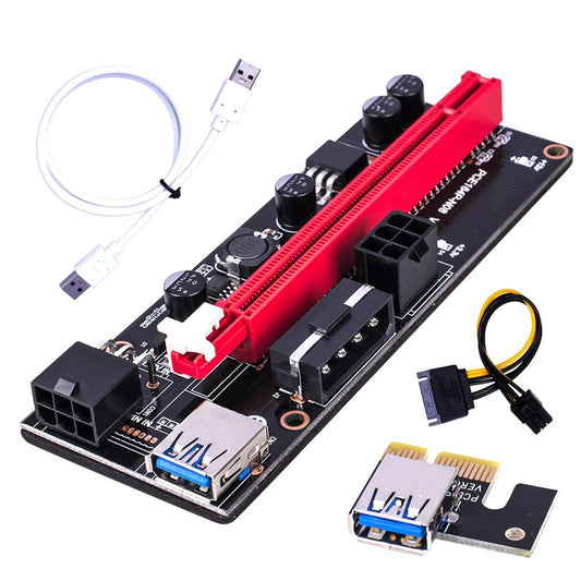009S 60cm USB 3.0 PCI-E Graphics Graphics Card Extension Cord Adapter Cable PCI-E Riser Powered Adapter Card