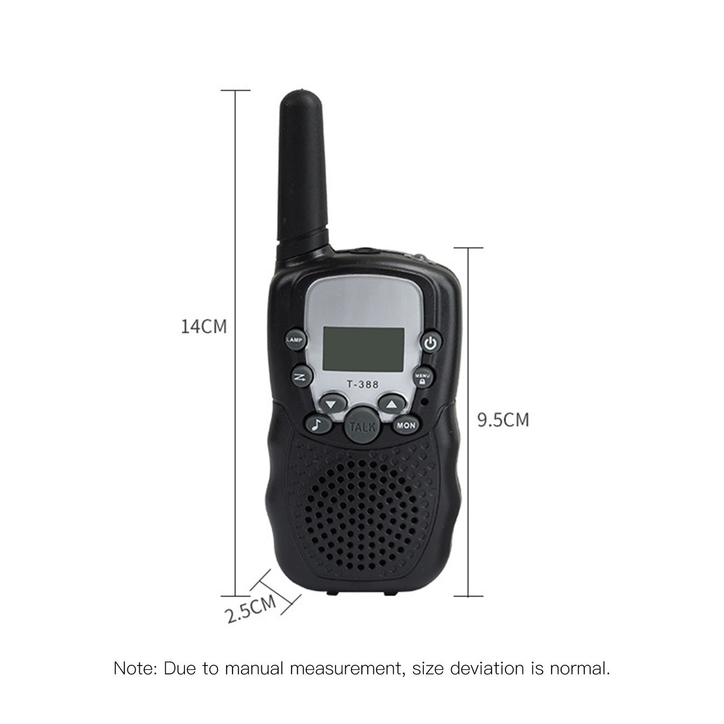 1 Pair Portable Handheld Walkie Talkie Long Distance Walkie Talkie 2 Way Radios for Kids Indoor Outdoor Activity