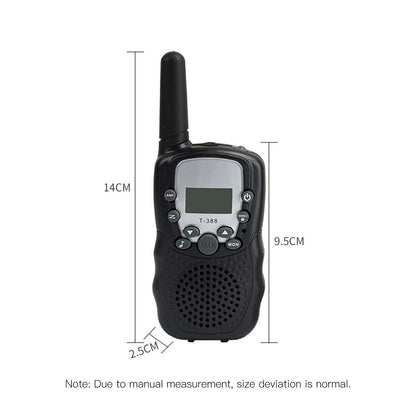 1 Pair Portable Handheld Walkie Talkie Long Distance Walkie Talkie 2 Way Radios for Kids Indoor Outdoor Activity