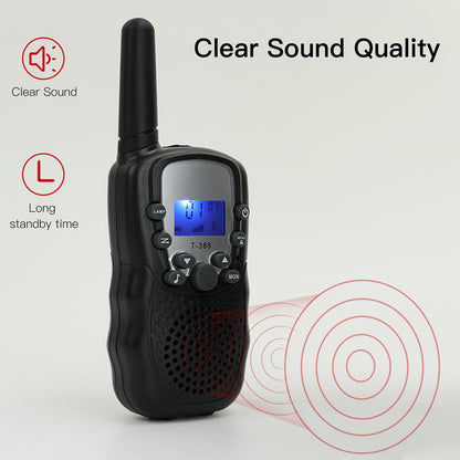 1 Pair Portable Handheld Walkie Talkie Long Distance Walkie Talkie 2 Way Radios for Kids Indoor Outdoor Activity