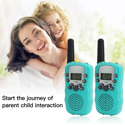 1 Pair Portable Handheld Walkie Talkie Long Distance Walkie Talkie 2 Way Radios for Kids Indoor Outdoor Activity