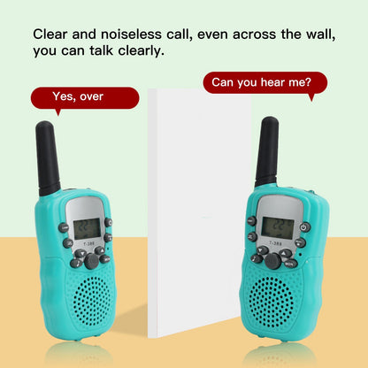 1 Pair Portable Handheld Walkie Talkie Long Distance Walkie Talkie 2 Way Radios for Kids Indoor Outdoor Activity