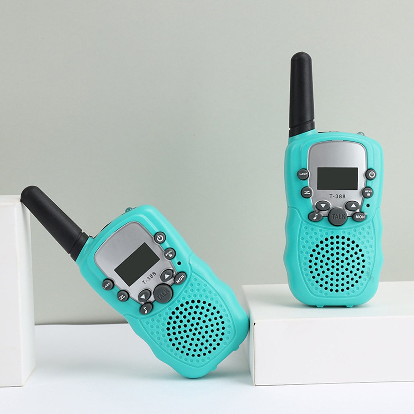 1 Pair Portable Handheld Walkie Talkie Long Distance Walkie Talkie 2 Way Radios for Kids Indoor Outdoor Activity