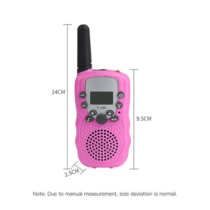 1 Pair Portable Handheld Walkie Talkie Long Distance Walkie Talkie 2 Way Radios for Kids Indoor Outdoor Activity