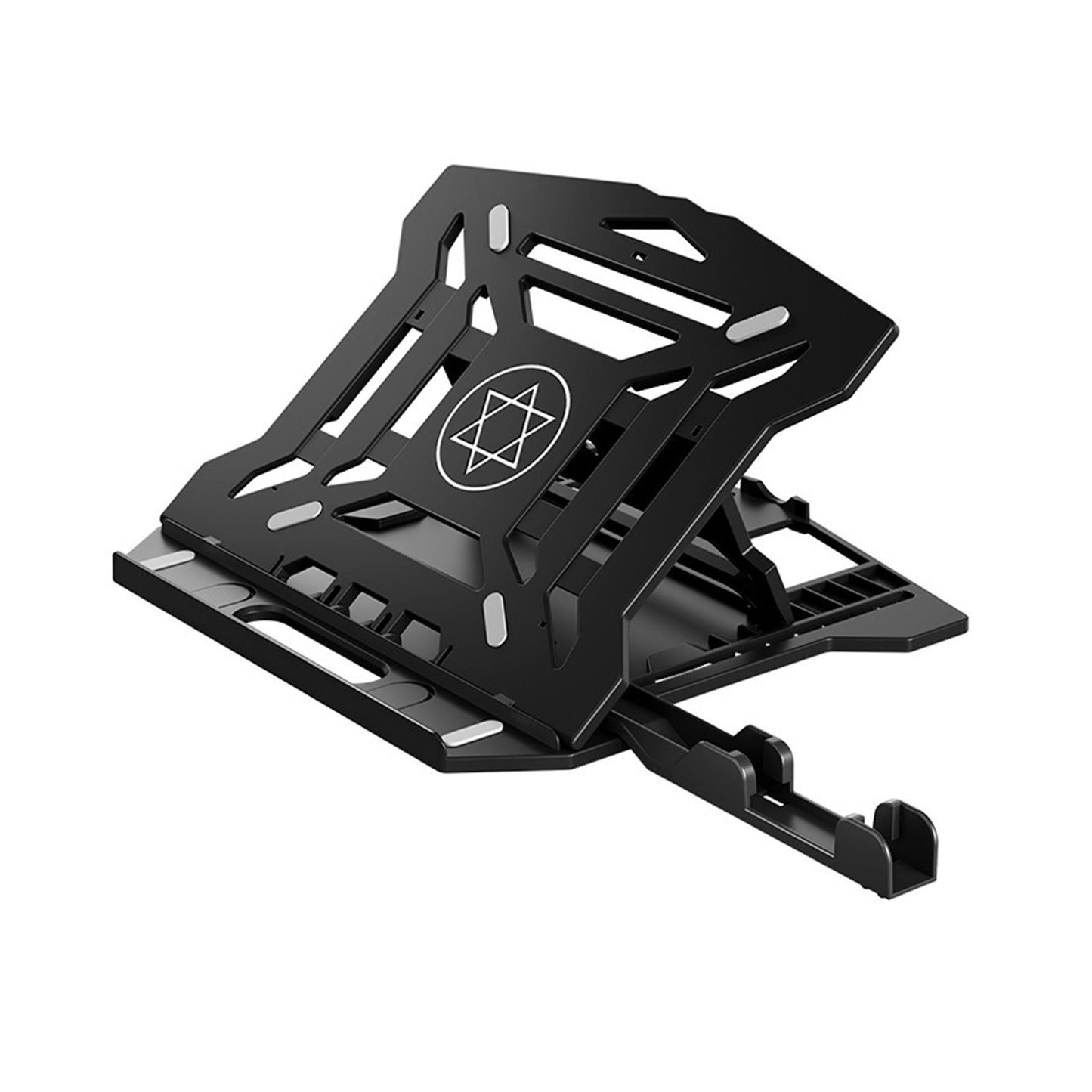Portable Foldable Laptop Riser Stand Laptop Desktop Holder with Height Adjustment Ergonomic Computer Notebook Stand Bracket for Laptop Tablet within 10-15.6 Inches
