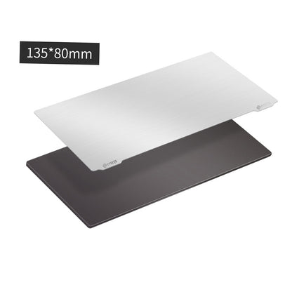 Resin 3D Printer Flexible Build Plate Steel Plate Magnetic Base Sheet Sticker with Adhesive for Elegoo Mars/Mars Pro/Wanhao D7/Monoprice Mini Deluxe SLA/Phrozen Sonic Mini 4K