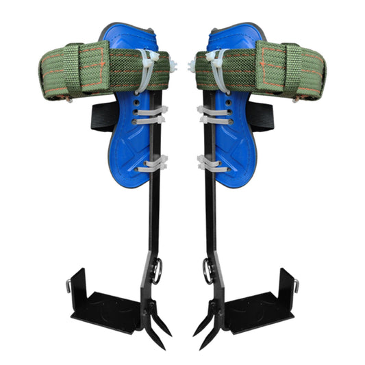 1 Pair Tree Climbing Spikes Adjustable Safety Belt Straps Rope Stainless Steel Picking Fruit Tree Climbing Shoes Tool