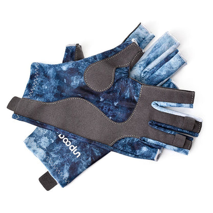 1 Pair Fishing Gloves Breathable Half Finger Gloves Non-Slip Gel Gloves for Cycling Camping Fishing Outdoor Sports