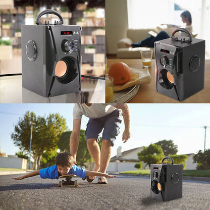 A18 Portable Wireless Speaker BT4.1 Computer Subwoofer Home Theater Soundbar Music Player Support TF/USB/AUX/FM with Remote Control