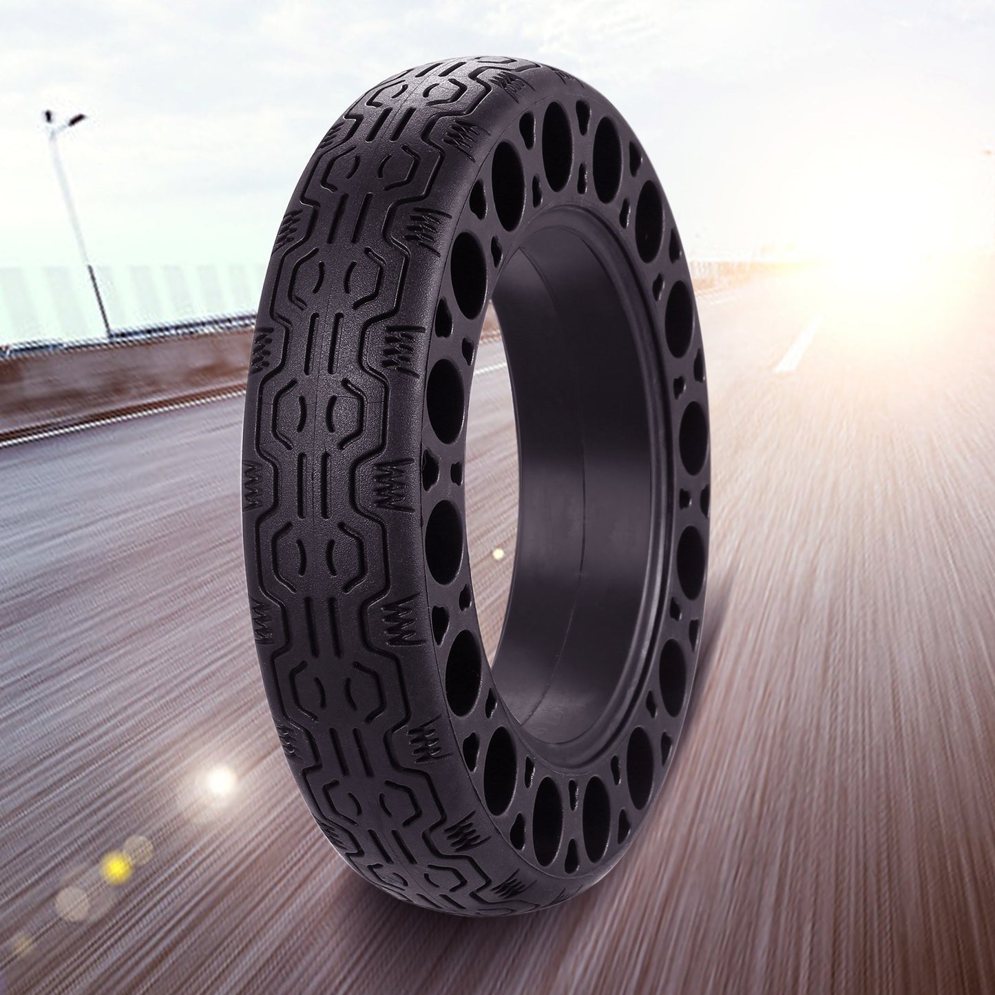 60 / 70-6.5 Electric Scooter Solid Tire Rubber Front / Rear Tires Replacement for Ninebot Max G30 Electric Scooter