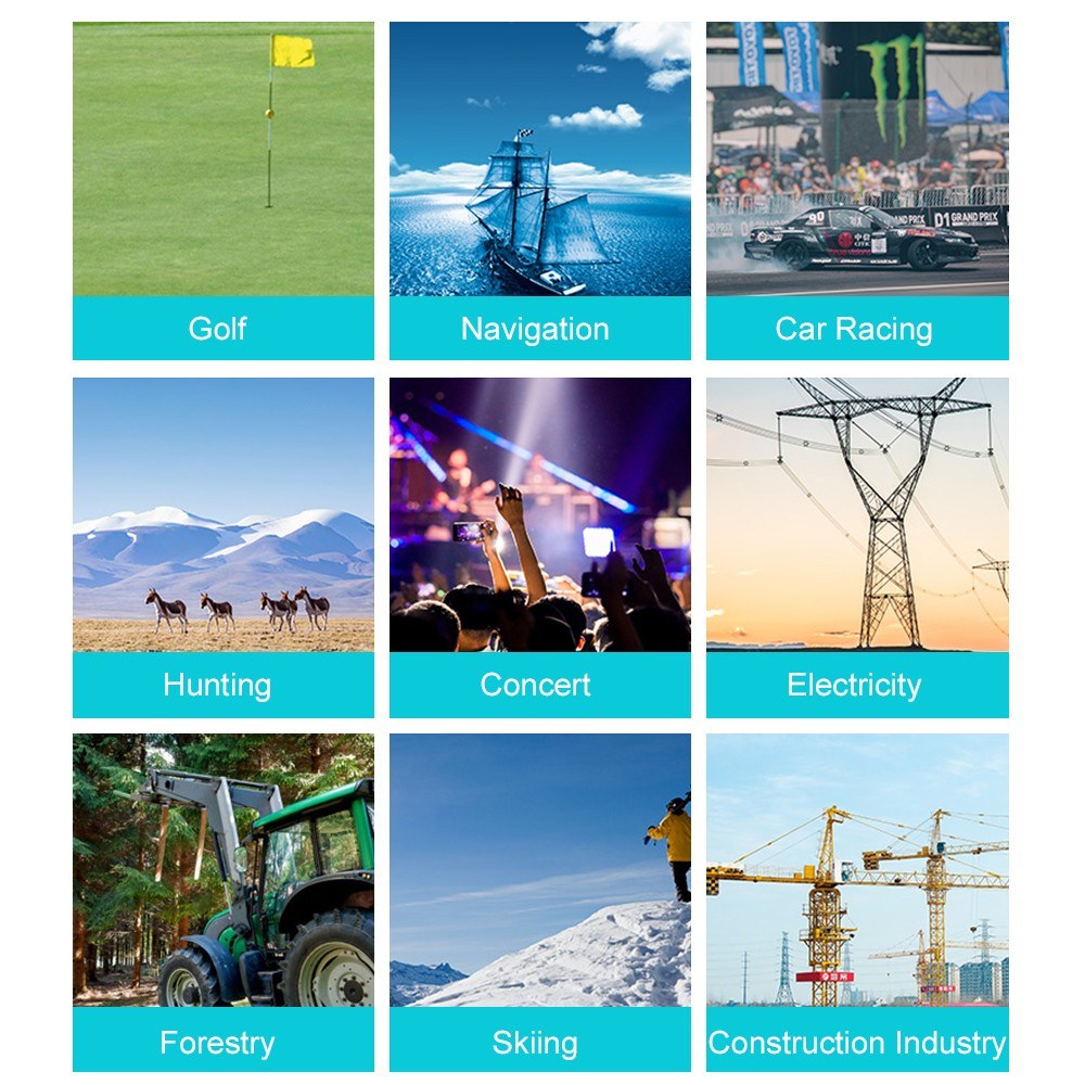 MILESEEY 6X Magnification Telescope Laser Range Finder 600m Outdoor Pulse Distance Meter for Bow Hunting,Shooting, Golf, Camping