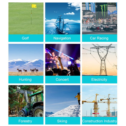 MILESEEY 6X Magnification Telescope Laser Range Finder 600m Outdoor Pulse Distance Meter for Bow Hunting,Shooting, Golf, Camping