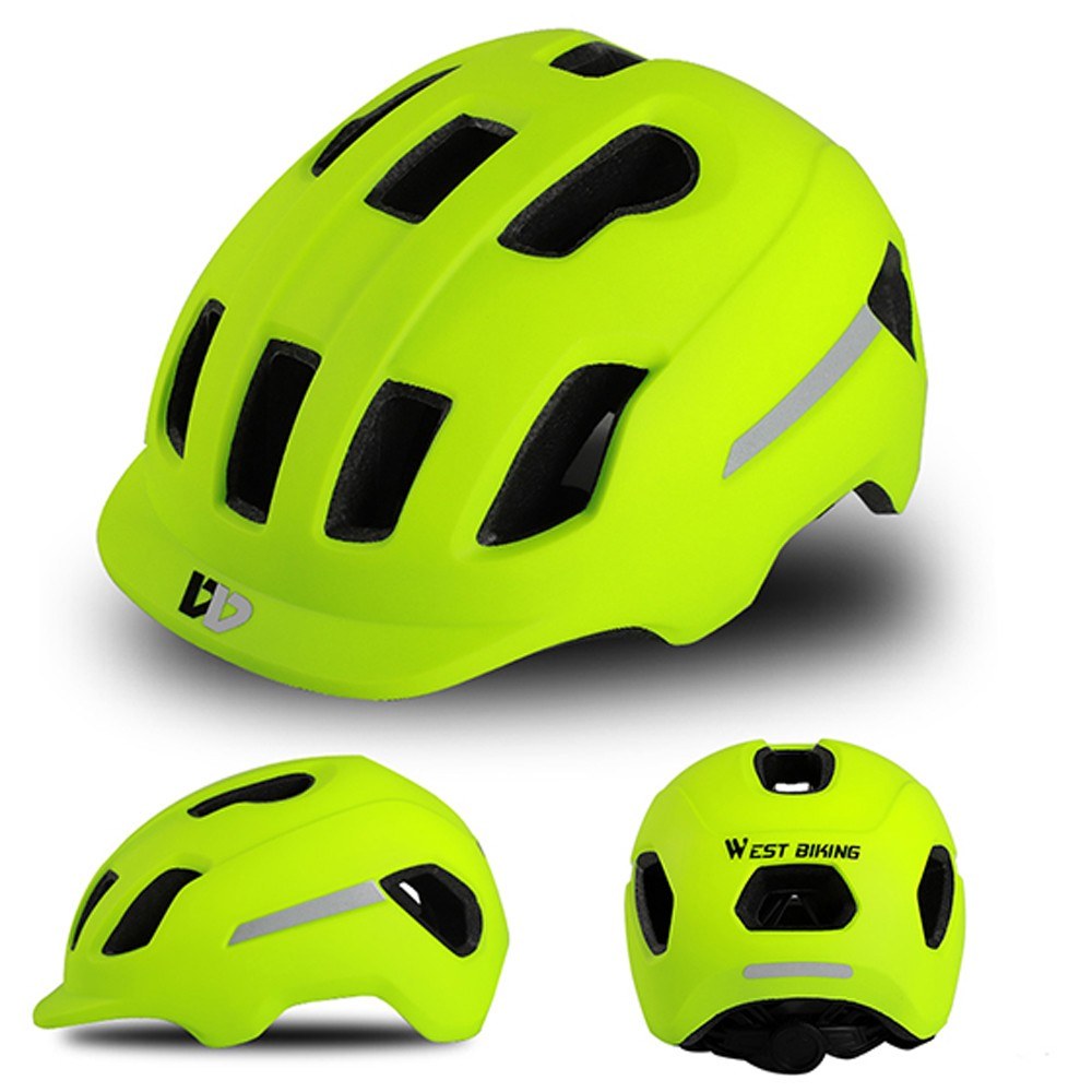 WEST BIKING Mountain Bike Helmet with Sun Visor Ultralight Bicycle Helmet Outdoor Sports Safety Helmet